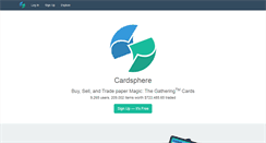 Desktop Screenshot of cardsphere.com