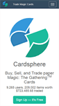 Mobile Screenshot of cardsphere.com